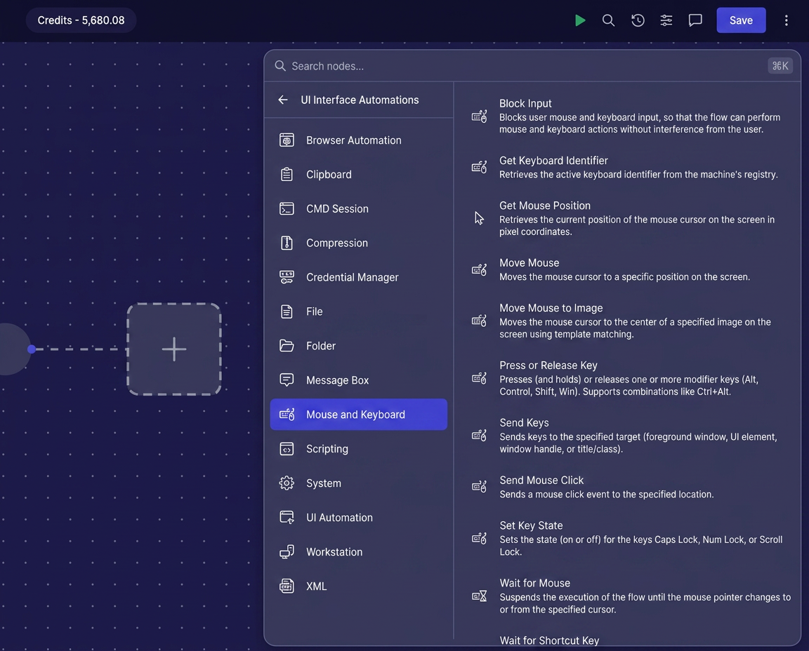 Avintra Mouse and Keyboard — human-like interactions node library